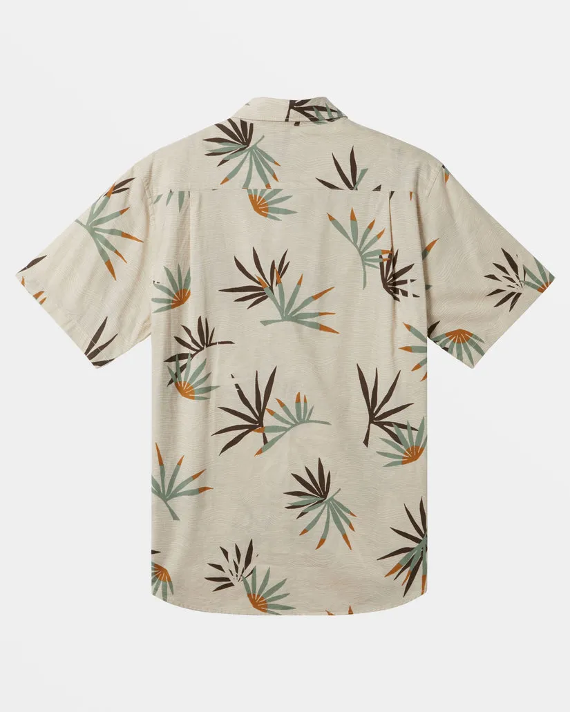 Quiksilver Apero Classic Short Sleeve Shirt - FOG APERO CLASSIC