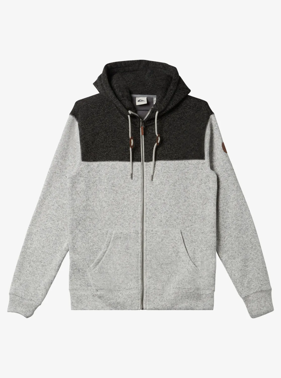 Quiksilver Keller Zip Sweatshirt-Light Grey Heather