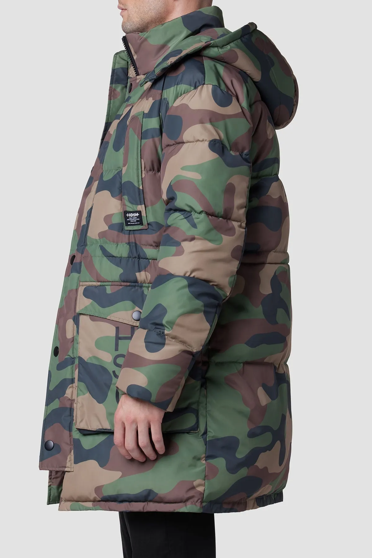 Quilted Hooded Storm Parka