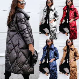 Quilted Parka Coat