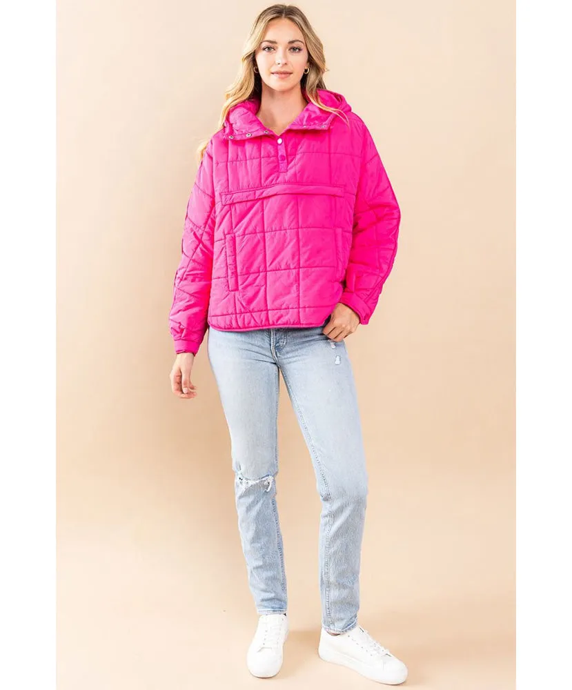 Quinn Quilted Hooded Jacket