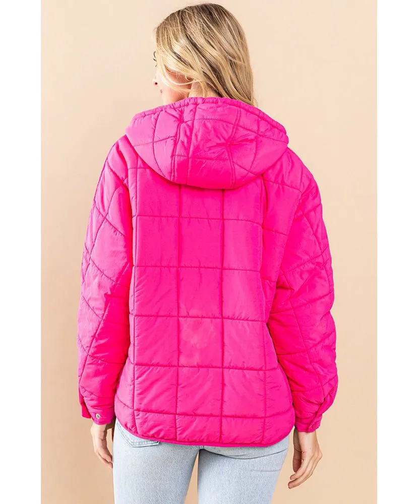 Quinn Quilted Hooded Jacket