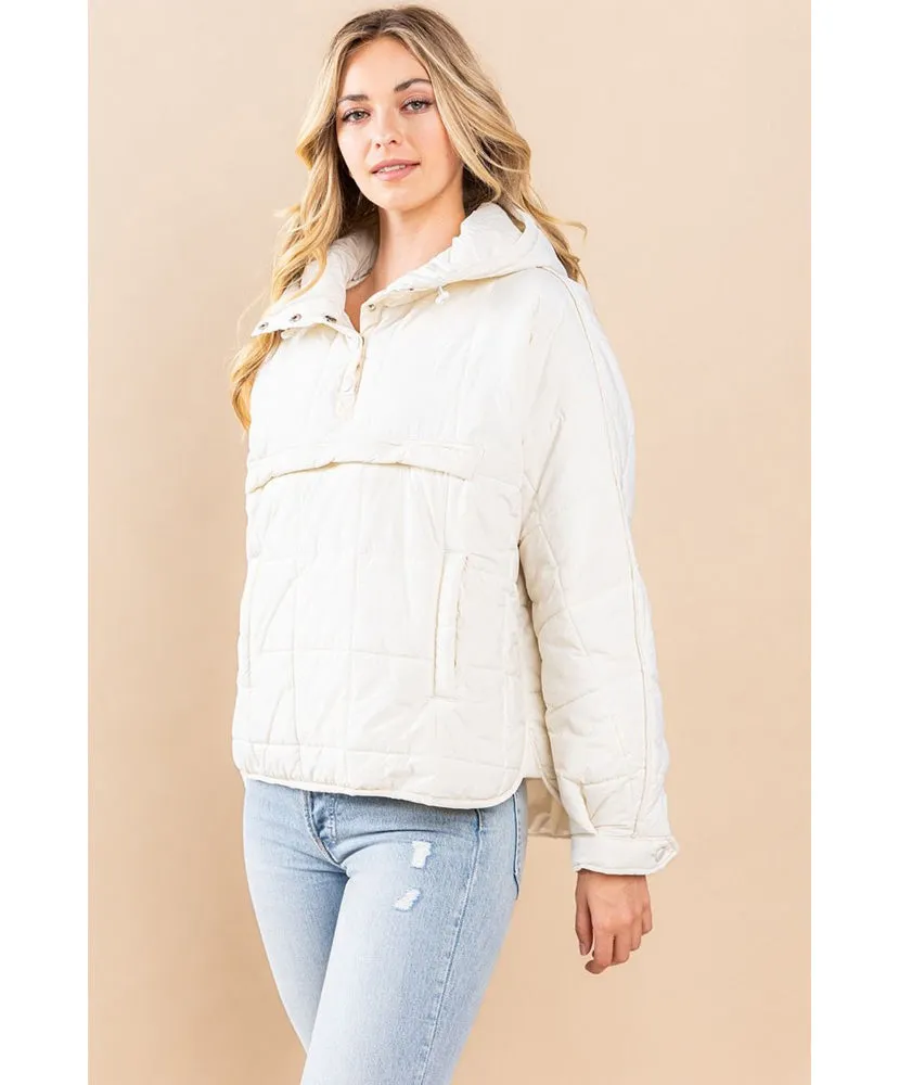 Quinn Quilted Hooded Jacket