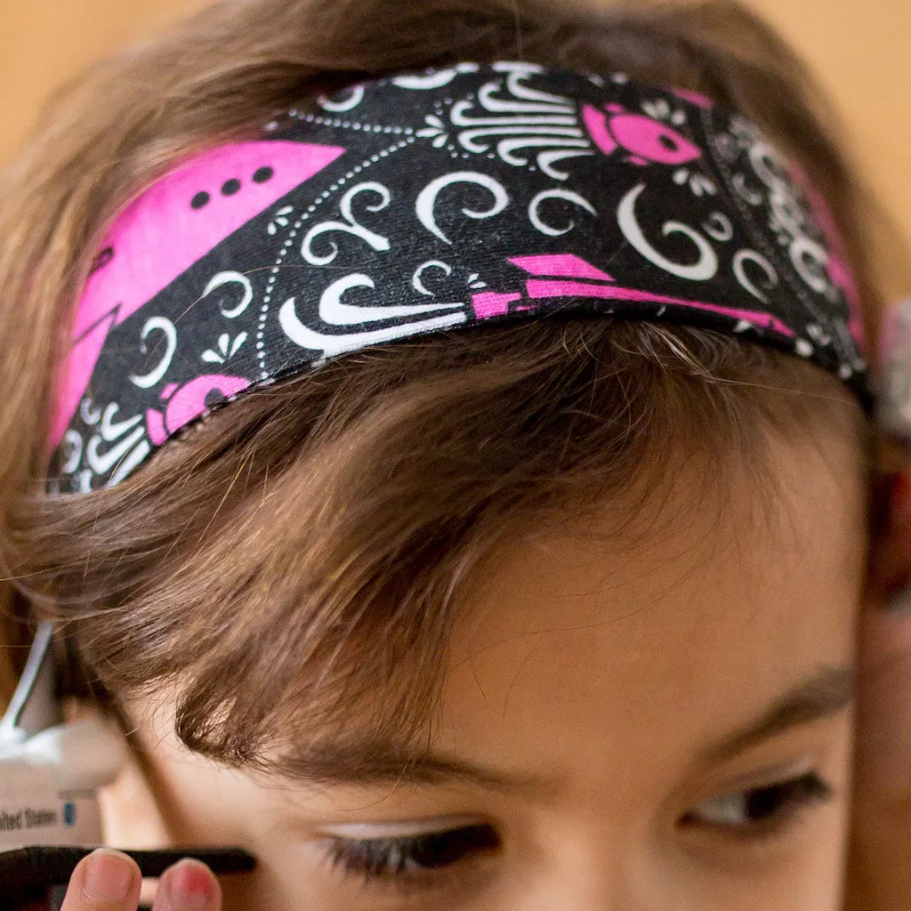 "Fleur-de-Liftoff" Rockets Headband - Child