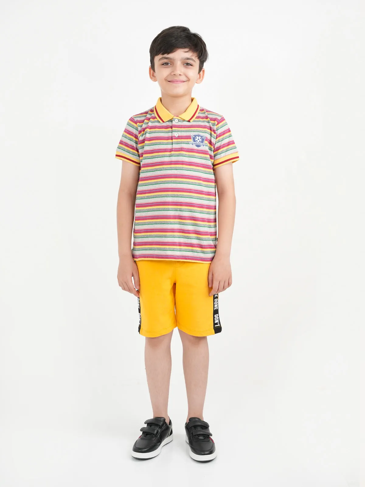 "MOSI" Kids Casual Summer Polo Tee Shirt