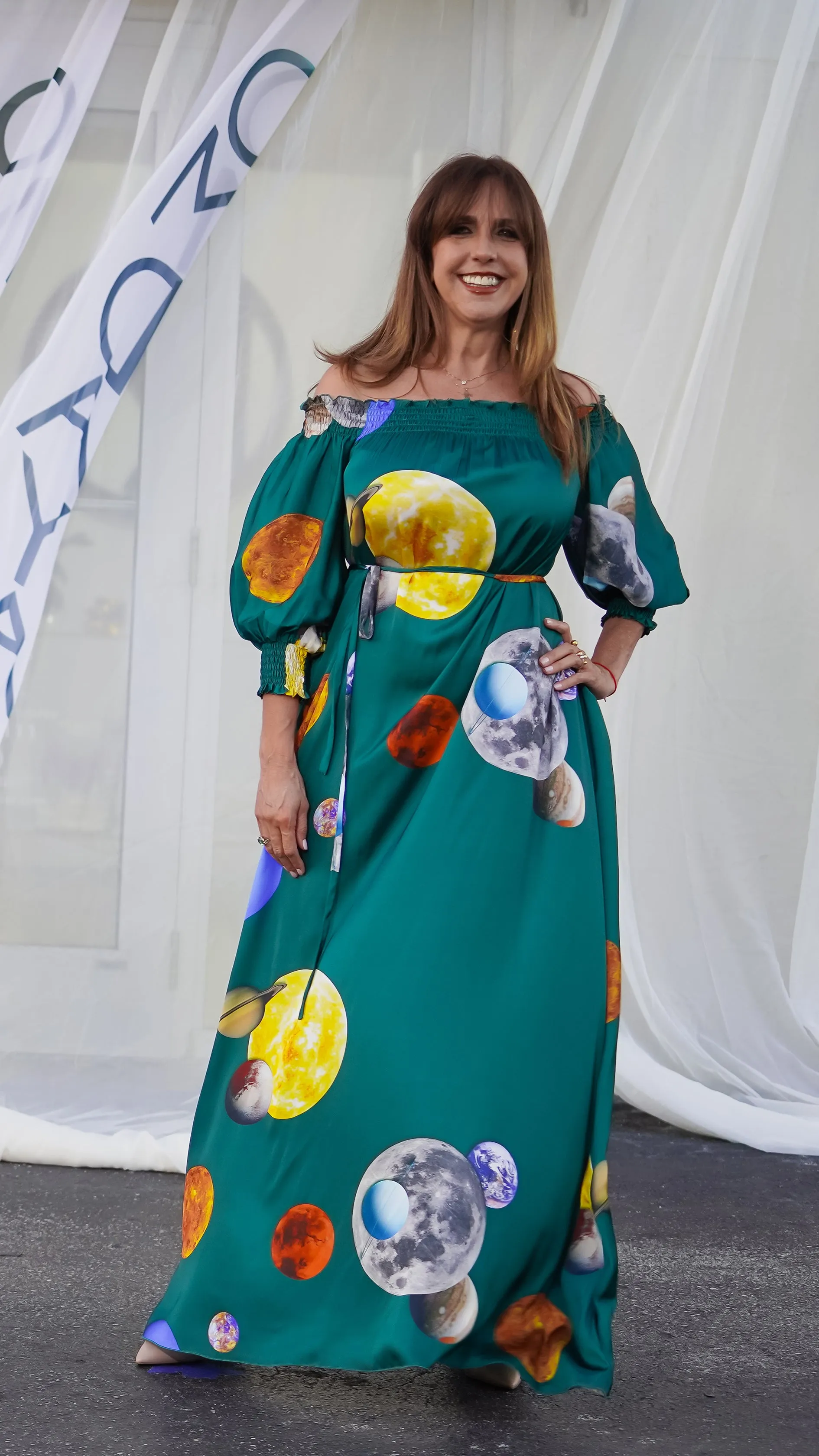 "Universe Awaits" Clio Maxi Dress, Solar System