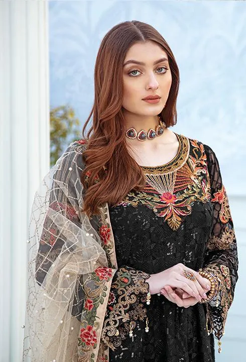 Ramsha Chevron Chiffon Collection Vol 2 2020 – A-208