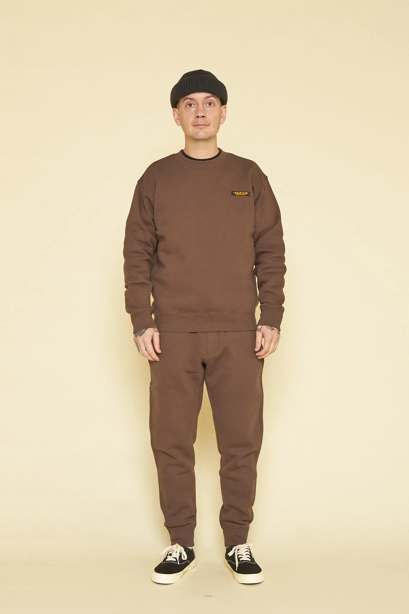 Rats Classic Crew Neck Sweatshirt - Brown