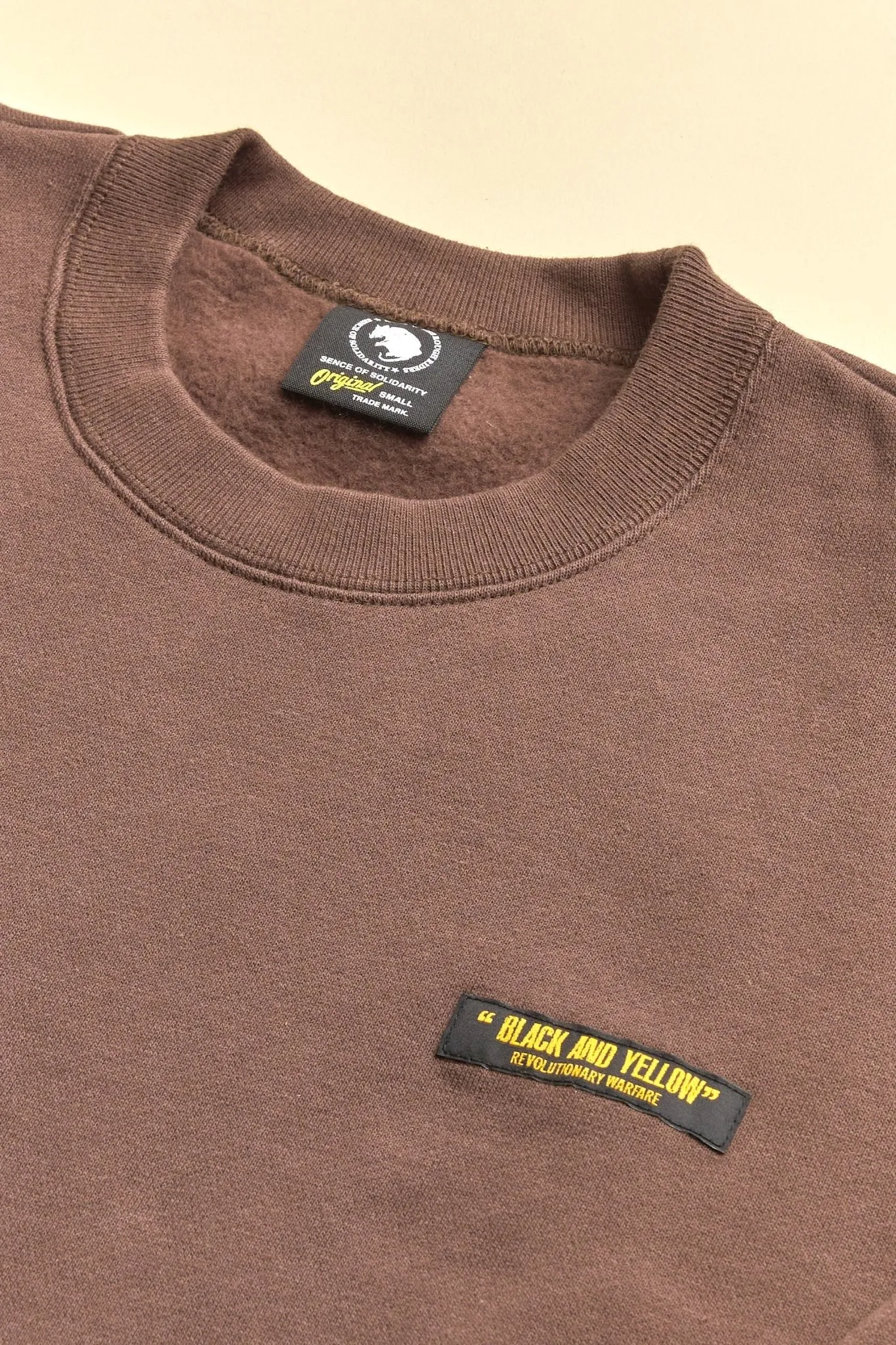 Rats Classic Crew Neck Sweatshirt - Brown