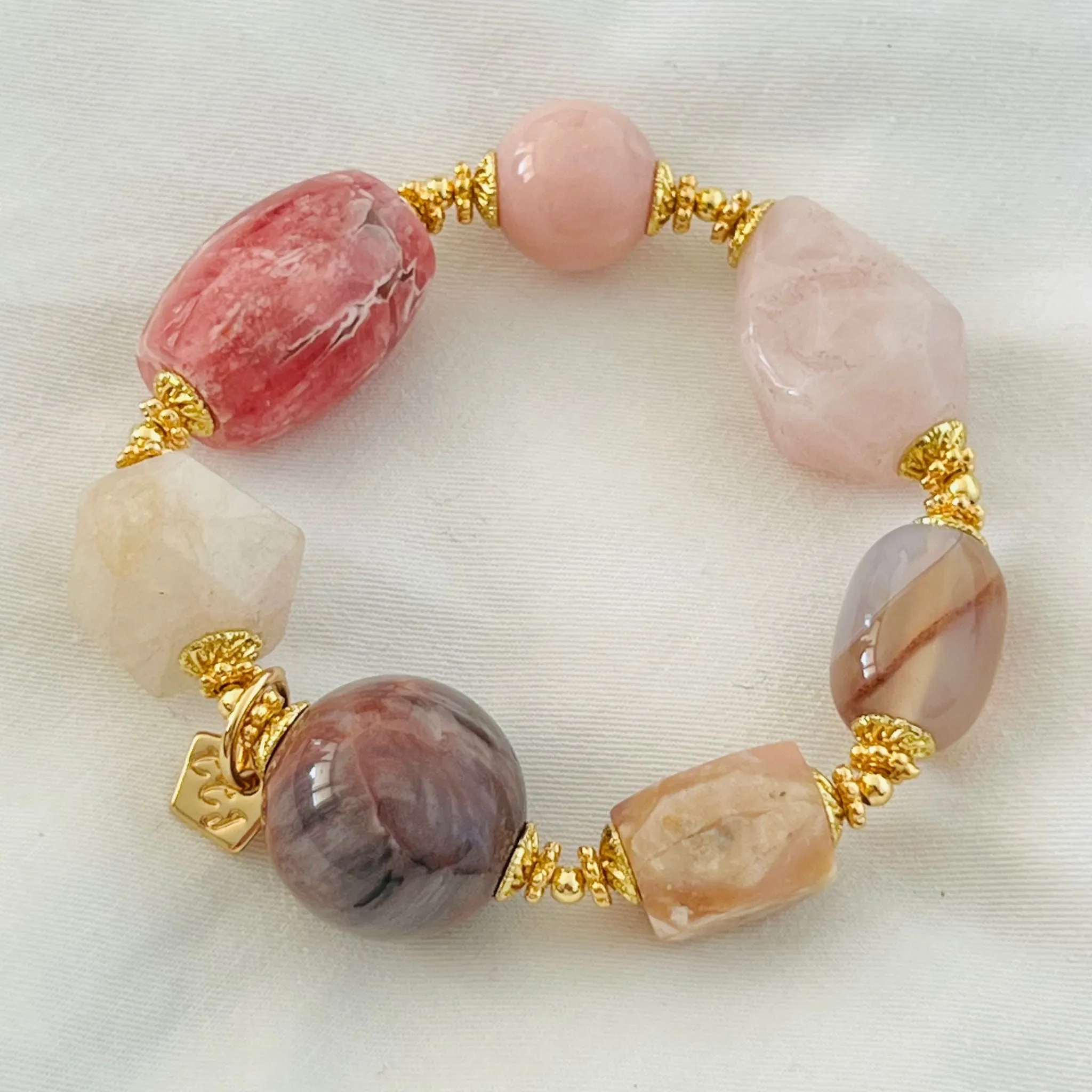 Raw Pinks Bracelet GHW