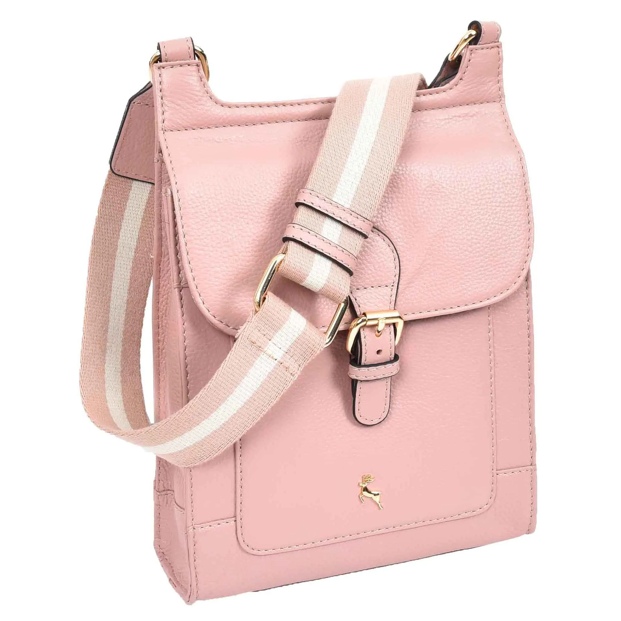 Real Leather Crossbody Bag Women's Casual Style Messenger Xela Rose