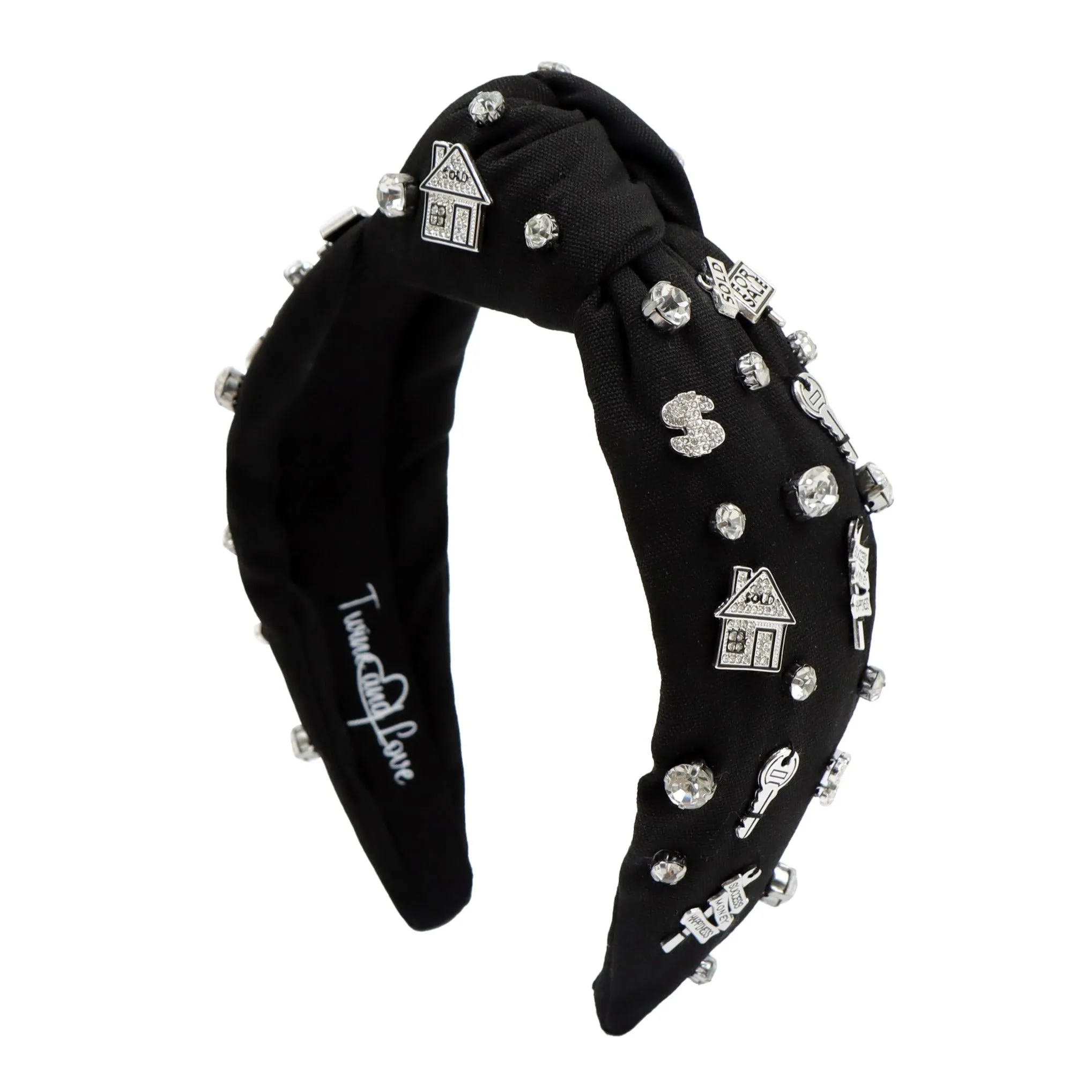 Realtor Real Estate Jeweled Knot Headband