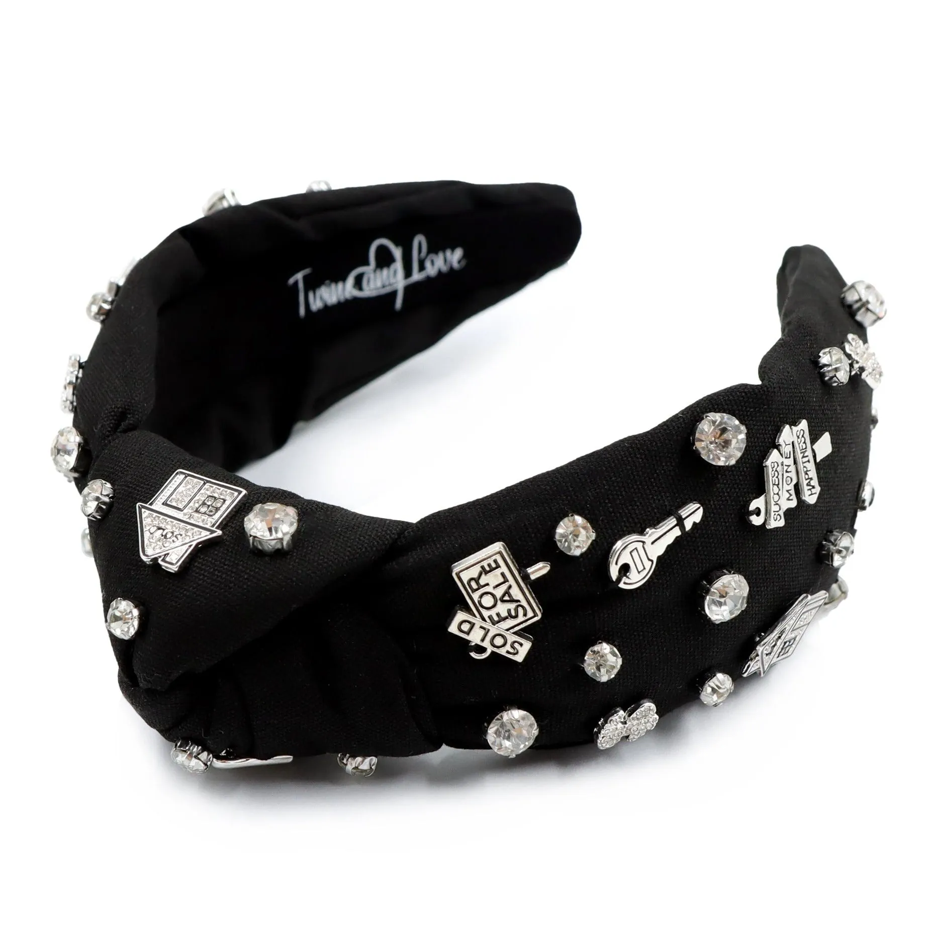 Realtor Real Estate Jeweled Knot Headband