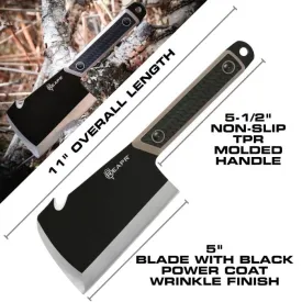 REAPR 11016 Versa Cleavr Cleaver Knife for Meat Cutting, Vegetables, Camping, and Hunting, 11" Overall Length, Kitchen Knife, Survival Tool, Chopper Knife