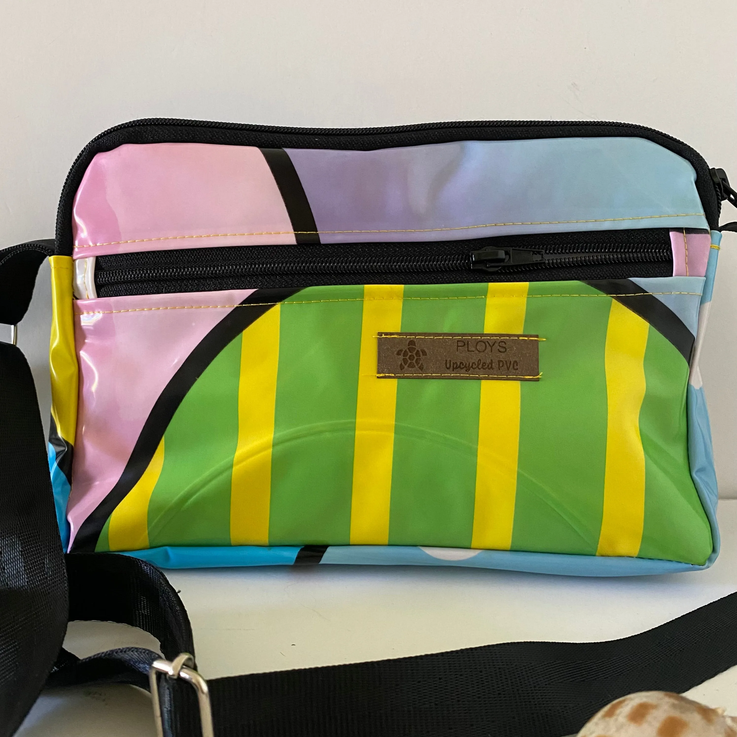 Recycled Cross Body or Hand bags - ex inflatables - variety of colours