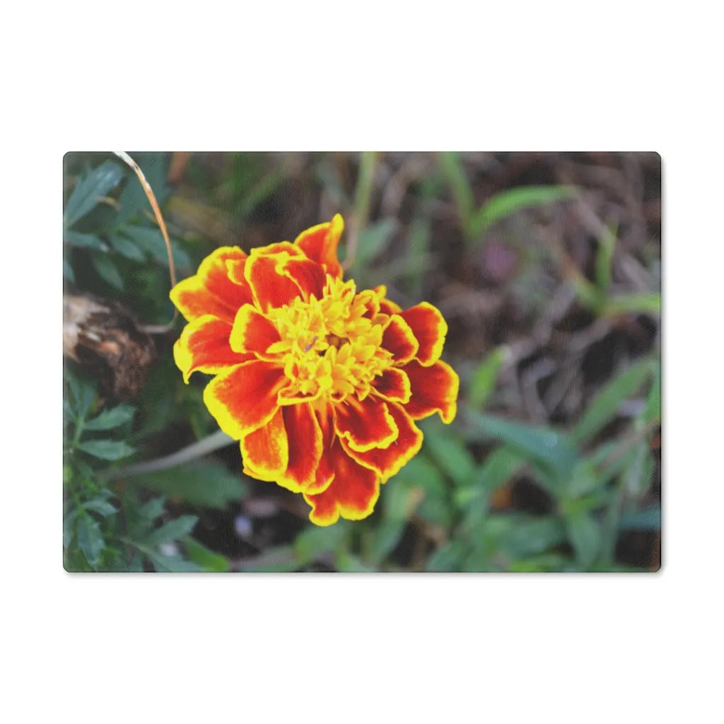 Red and Yellow Flower Cutting Board