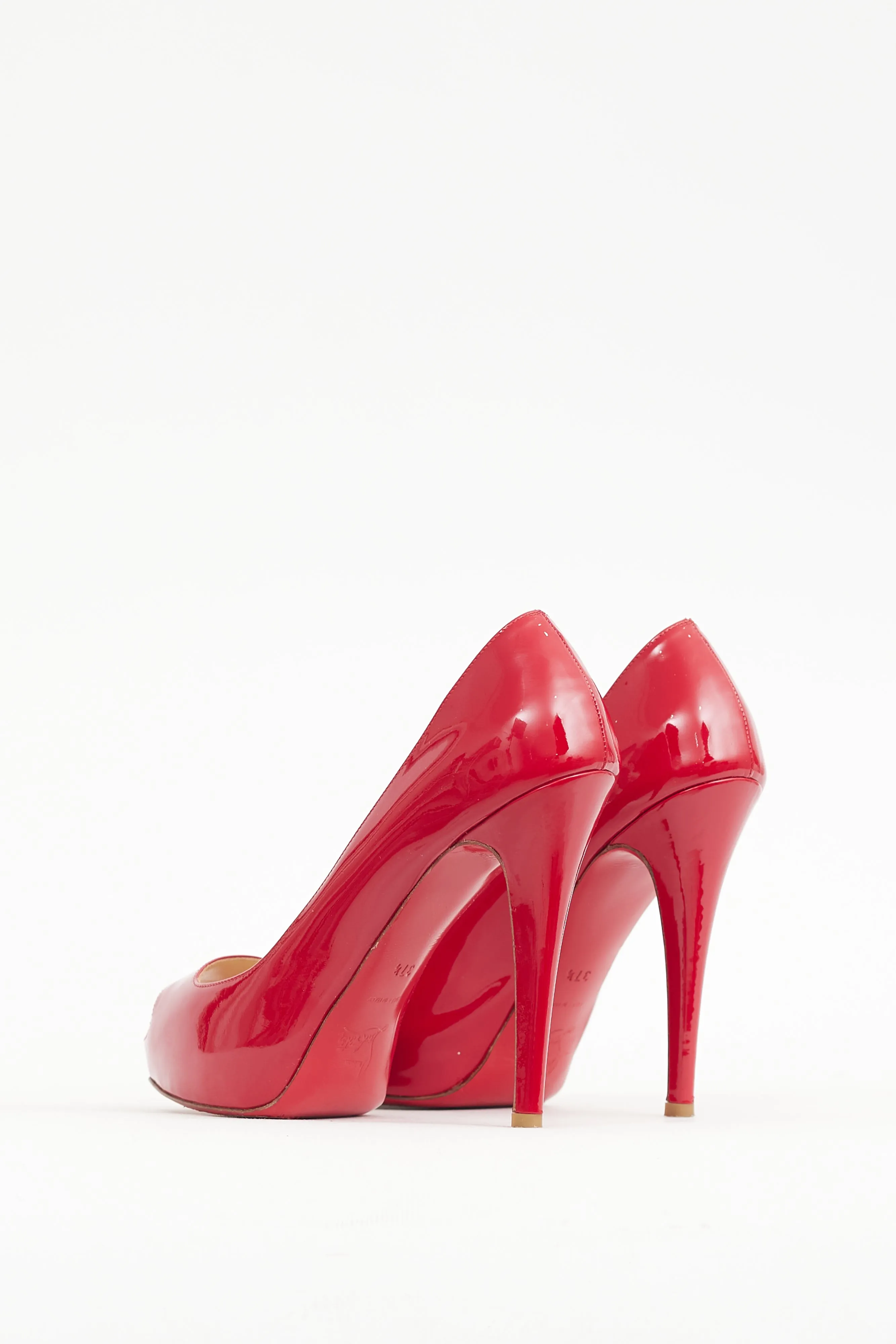 Red Patent Leather Very Prive Heel