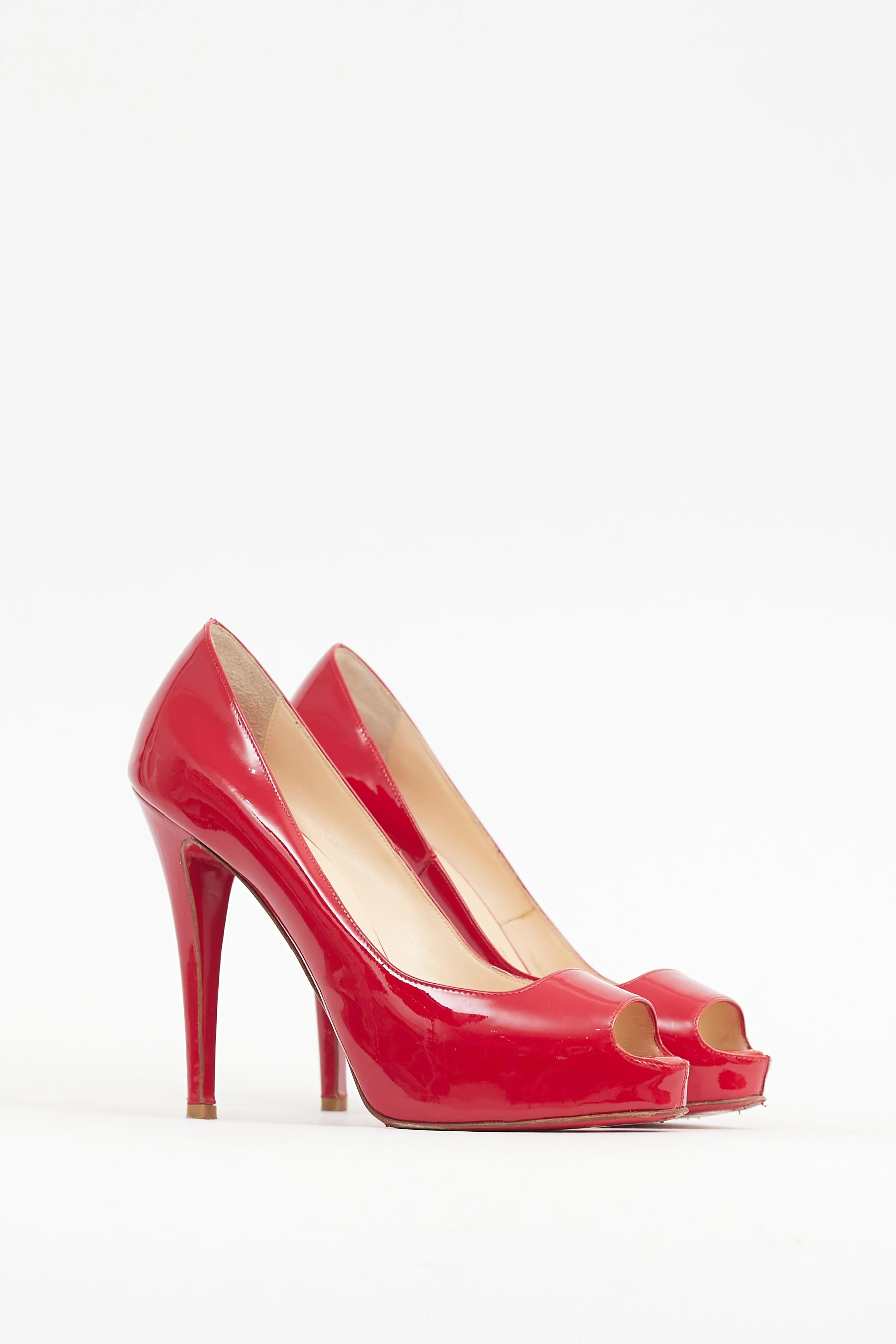 Red Patent Leather Very Prive Heel