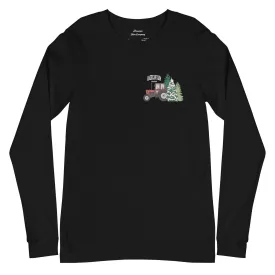 Red Tractor Christmas Long Sleeve Tee