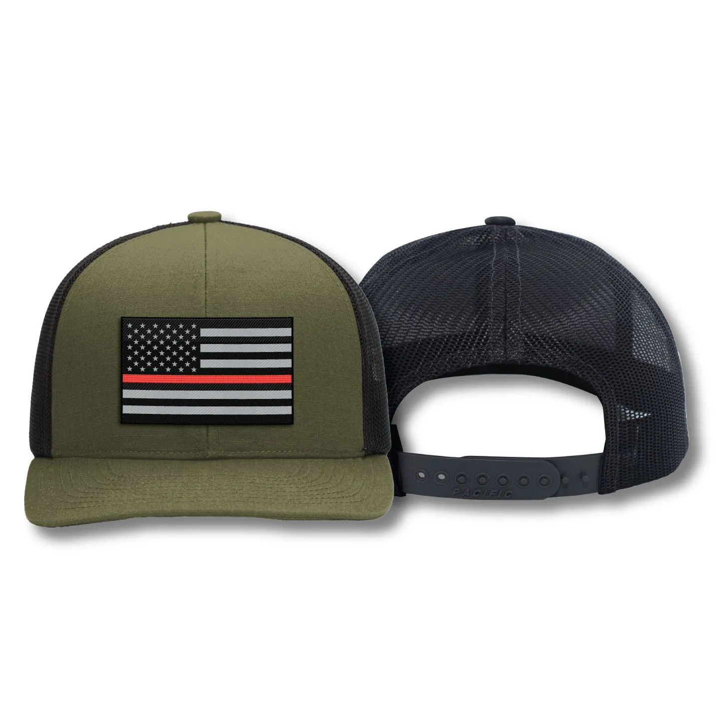 [RED USA] Adjustable Mesh Back Cap