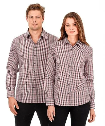 Reflections Two Tone Gingham Check Long Sleeve Shirt