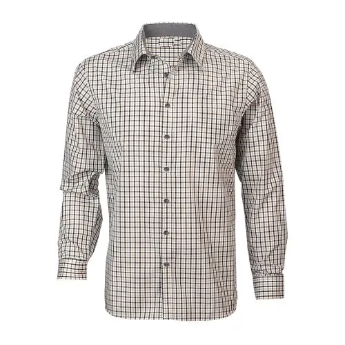 Reflections Two Tone Gingham Check Long Sleeve Shirt