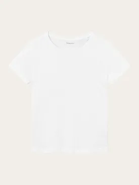 Reg linen t-shirt - Bright White