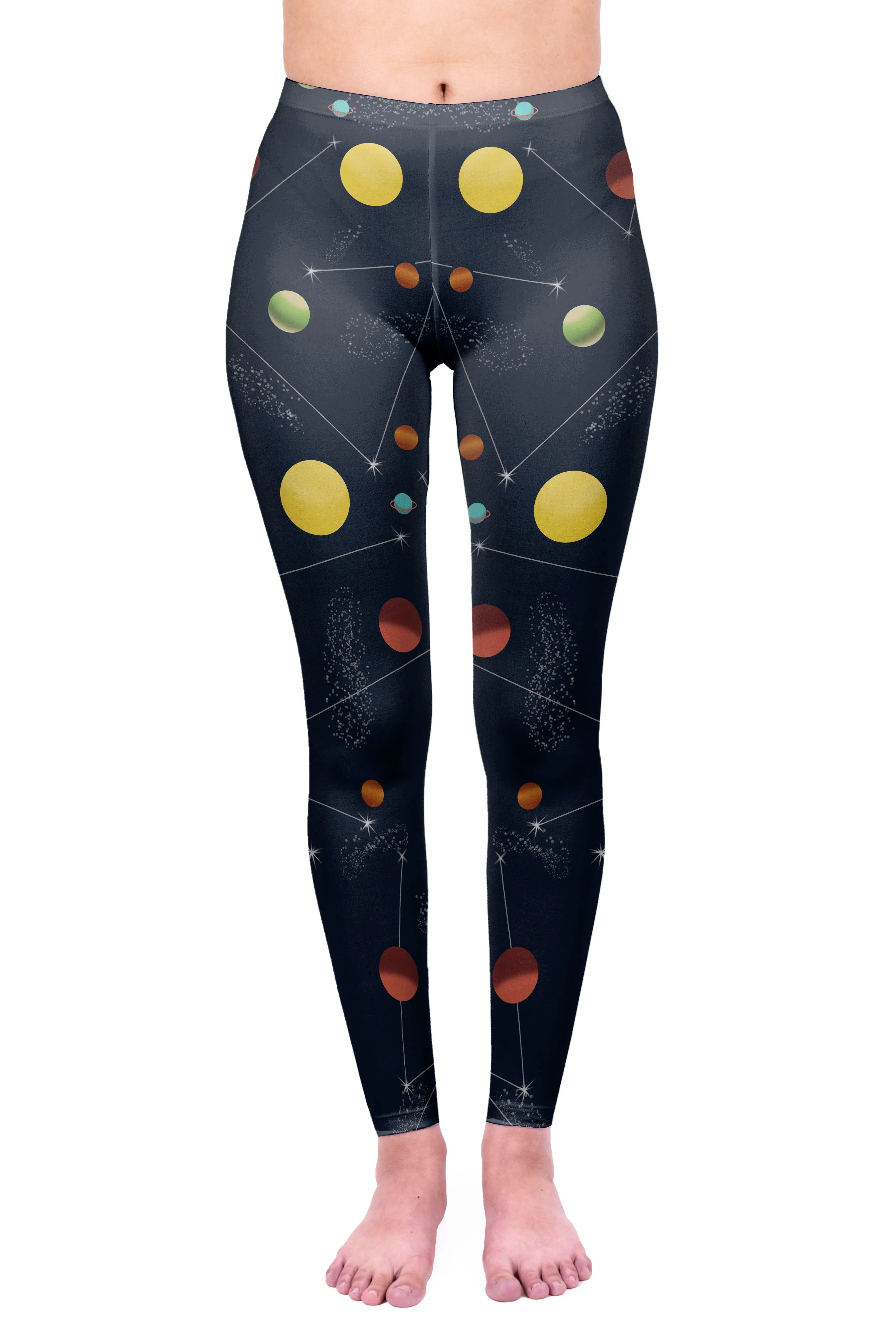 Regular Leggings (8-12 UK Size) - Blue Planet