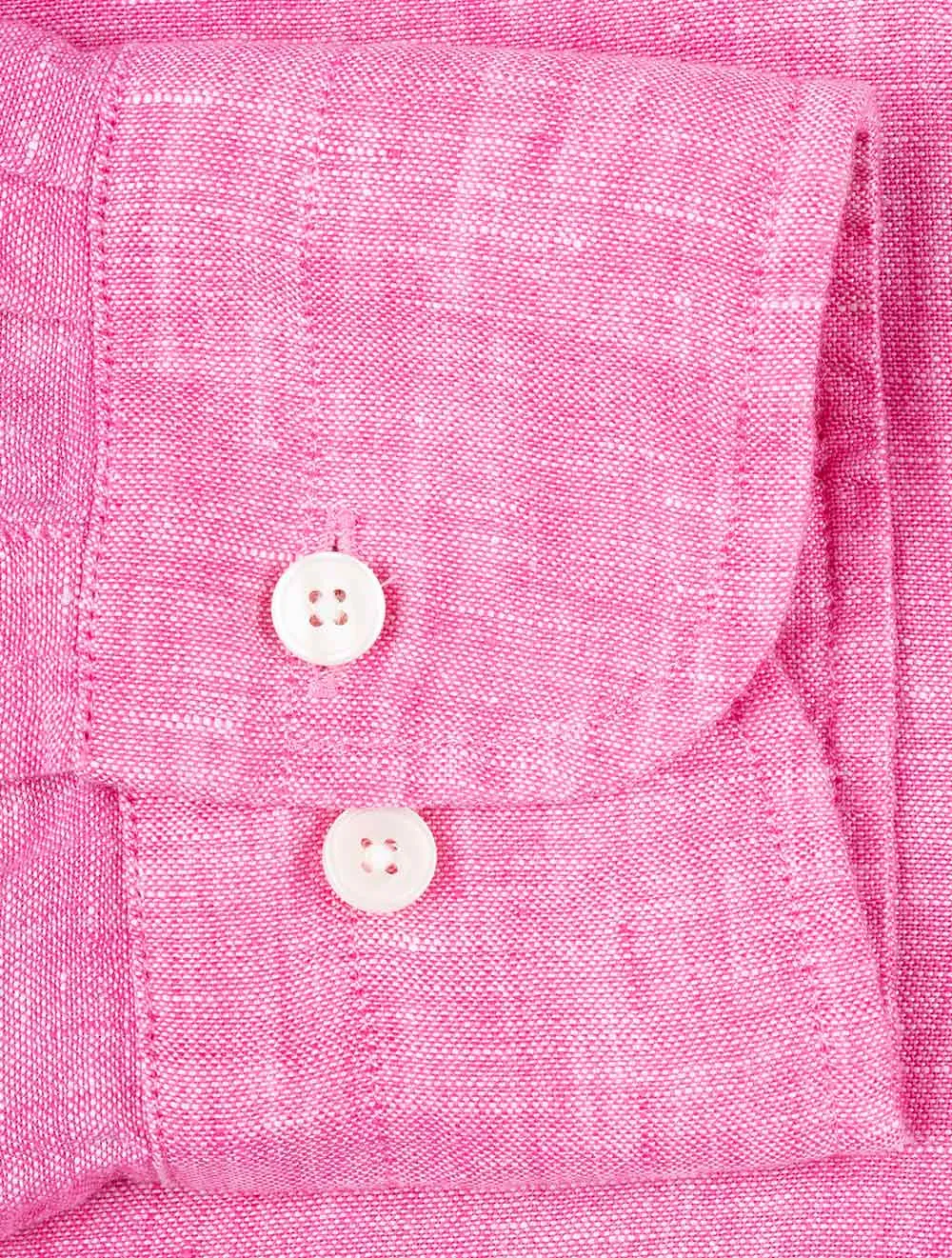 Regular Linen Shirt Perky Pink