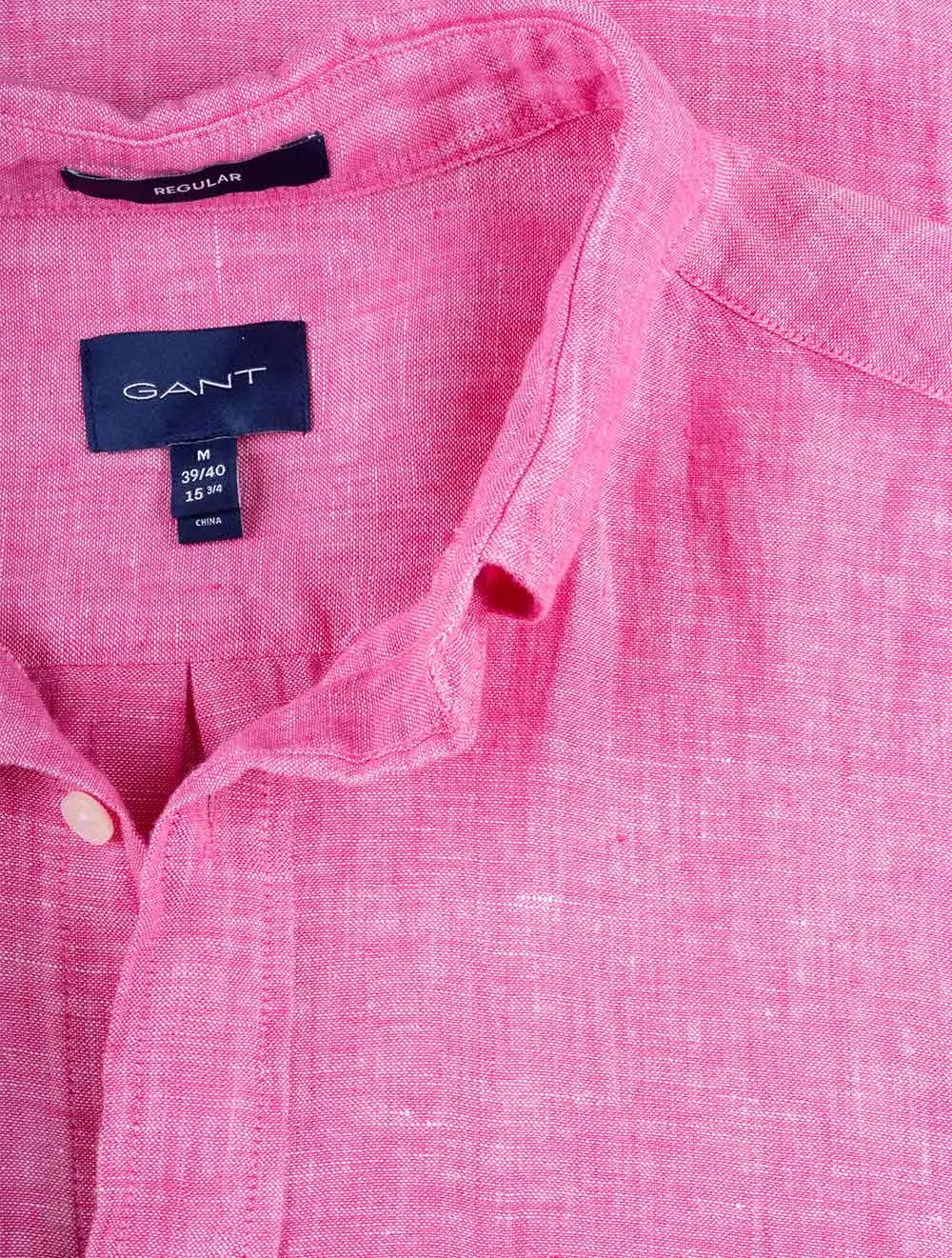 Regular Linen Shirt Perky Pink