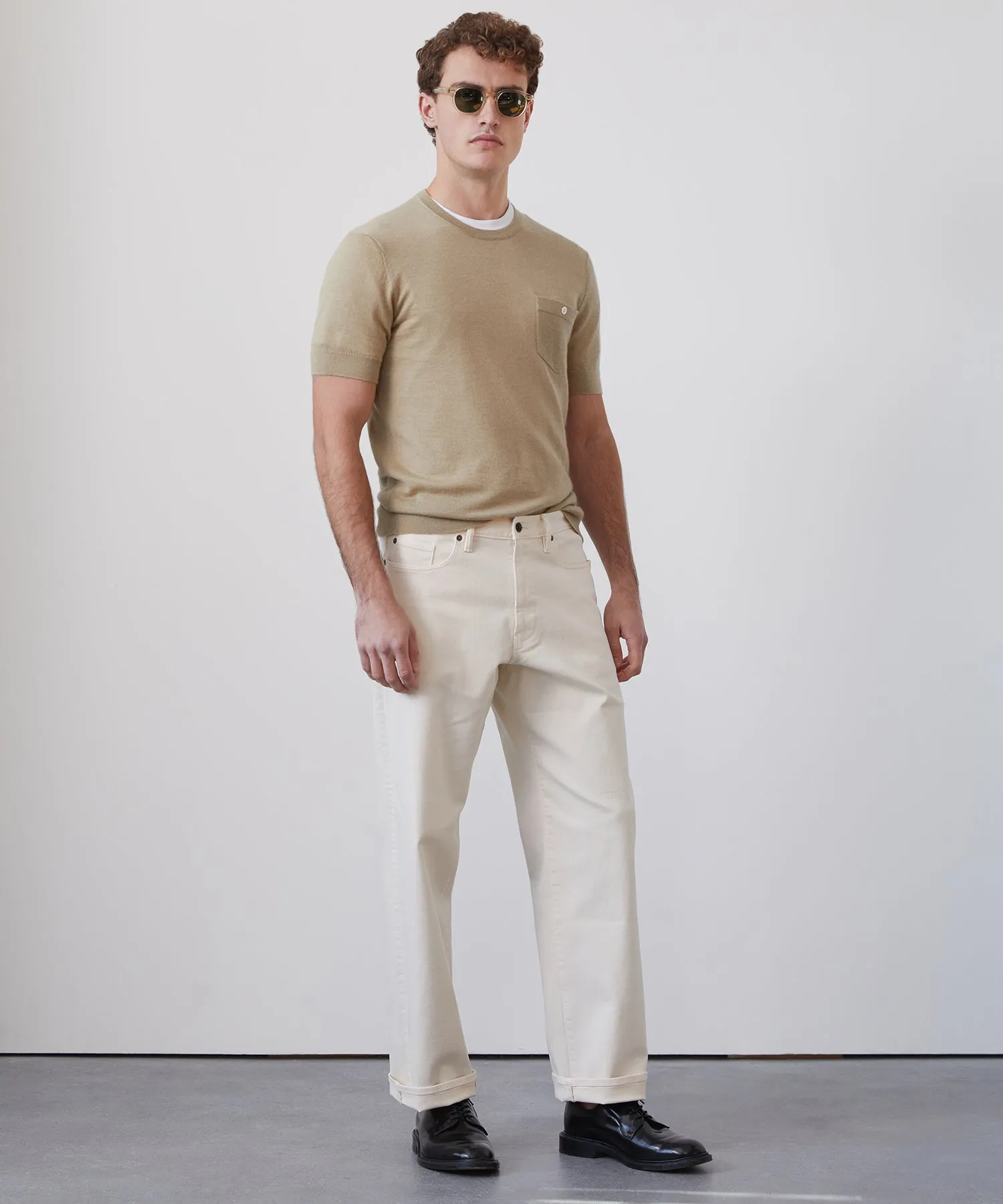 Relaxed Fit 5-Pocket Chino in Canvas