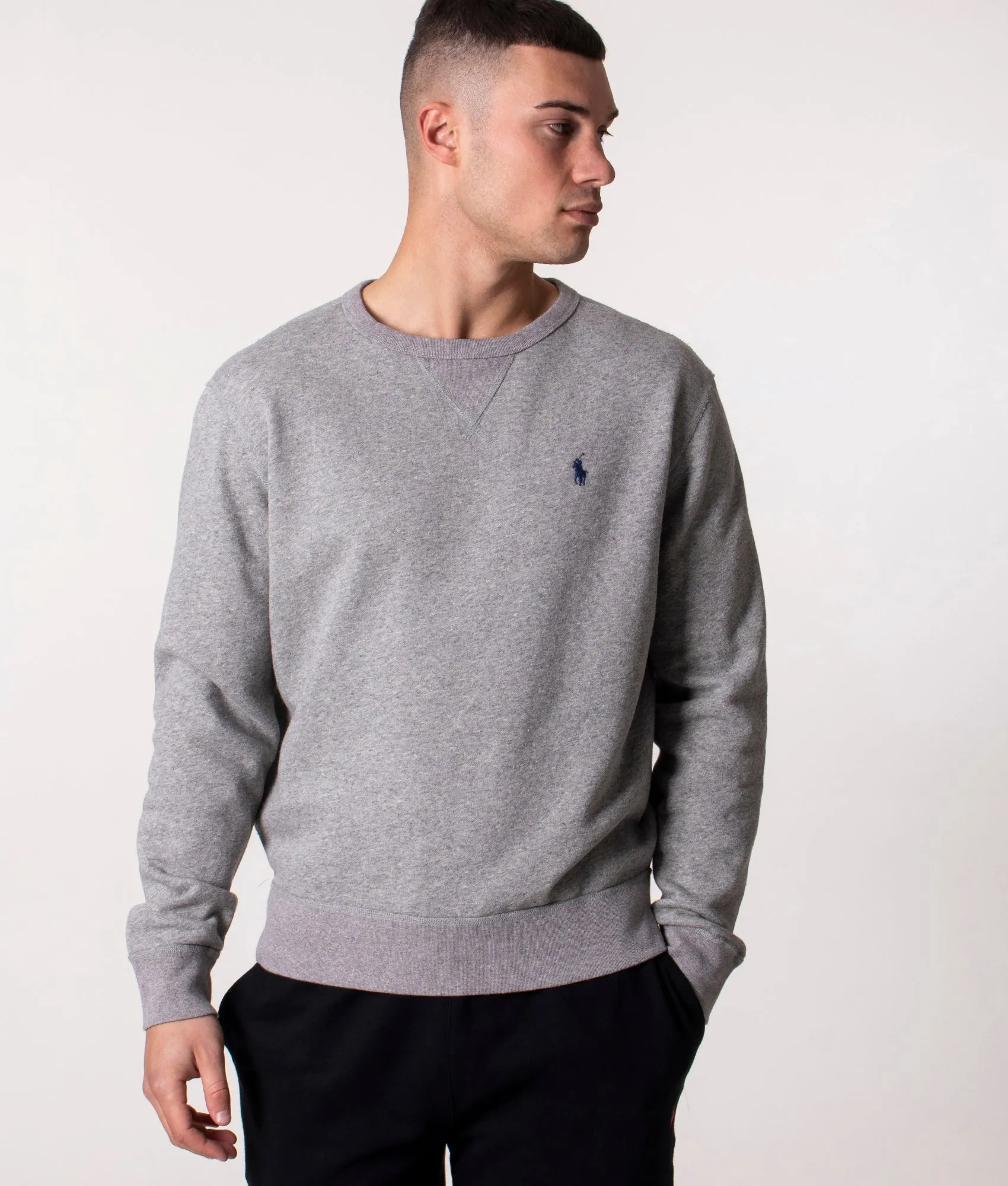 Relaxed Fit Garment-Dyed Fleece Sweatshirt