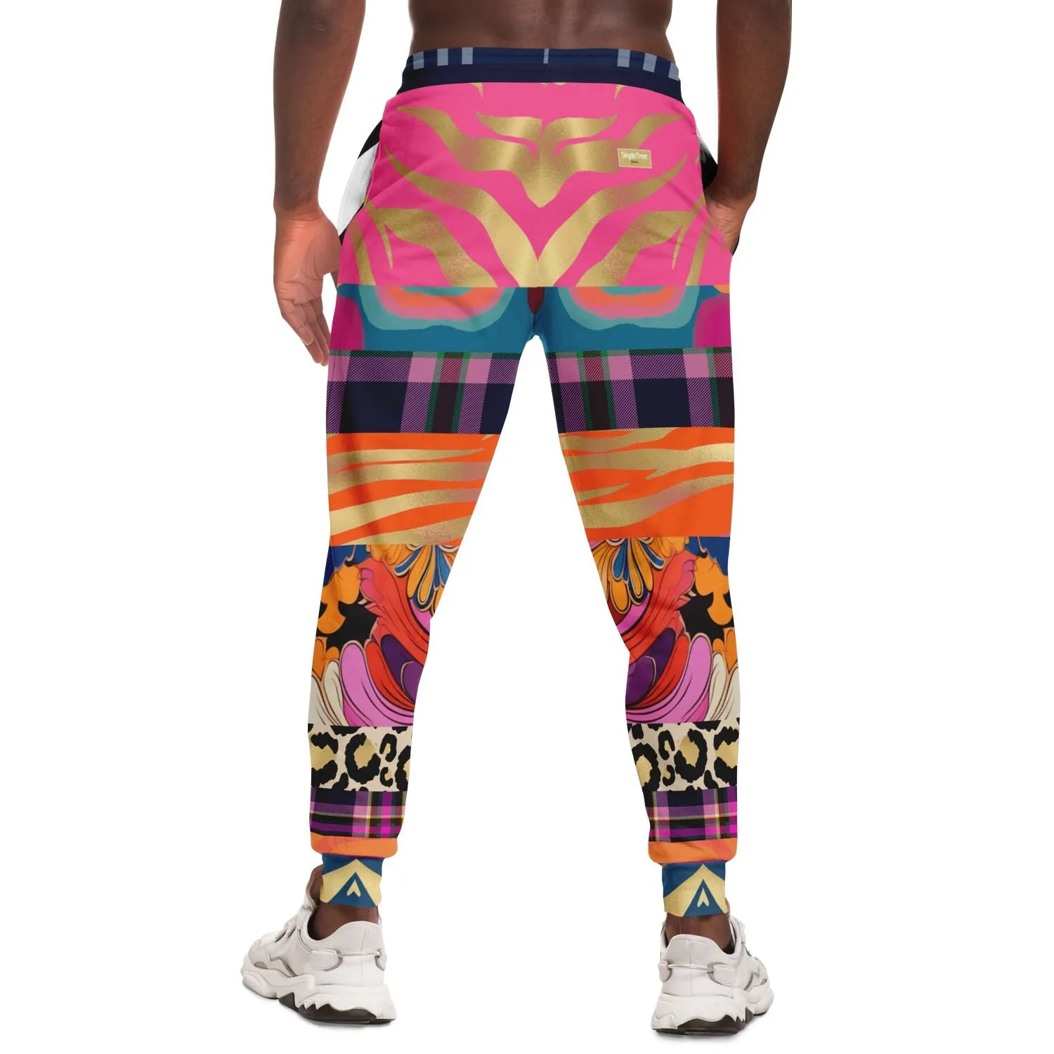 Release the Krakken Patchwork Zebra Eco-Poly Unisex Joggers