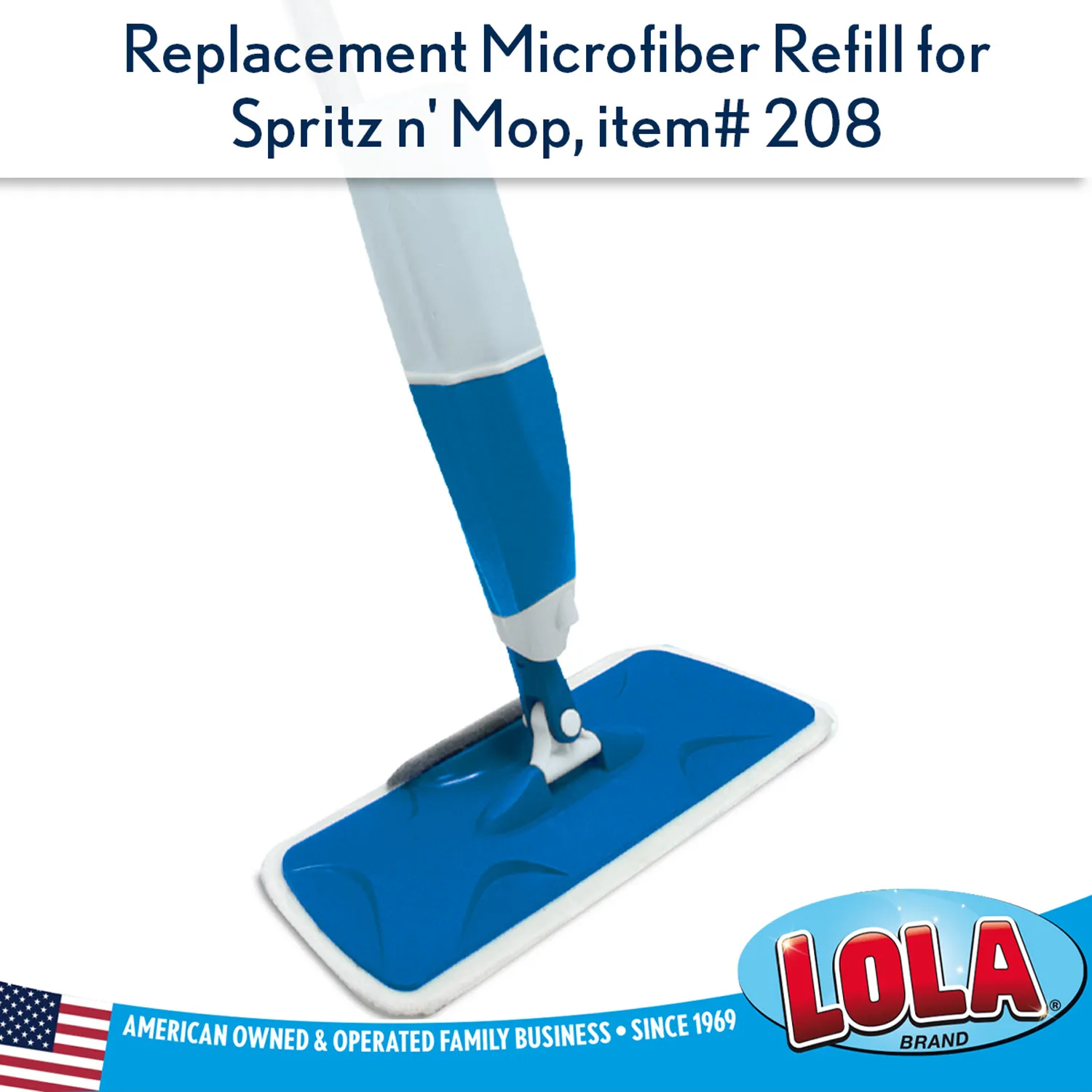 Replacement Microfiber Refill for Spritz n' Mop