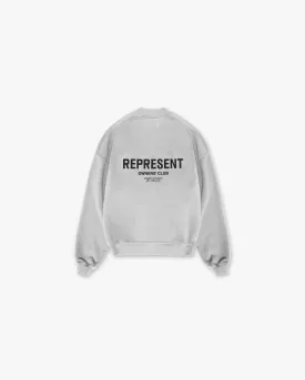 Represent Owners Club Sweater - Ash Grey