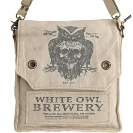 Repurposed Canvas Bag - White Owl Brewery