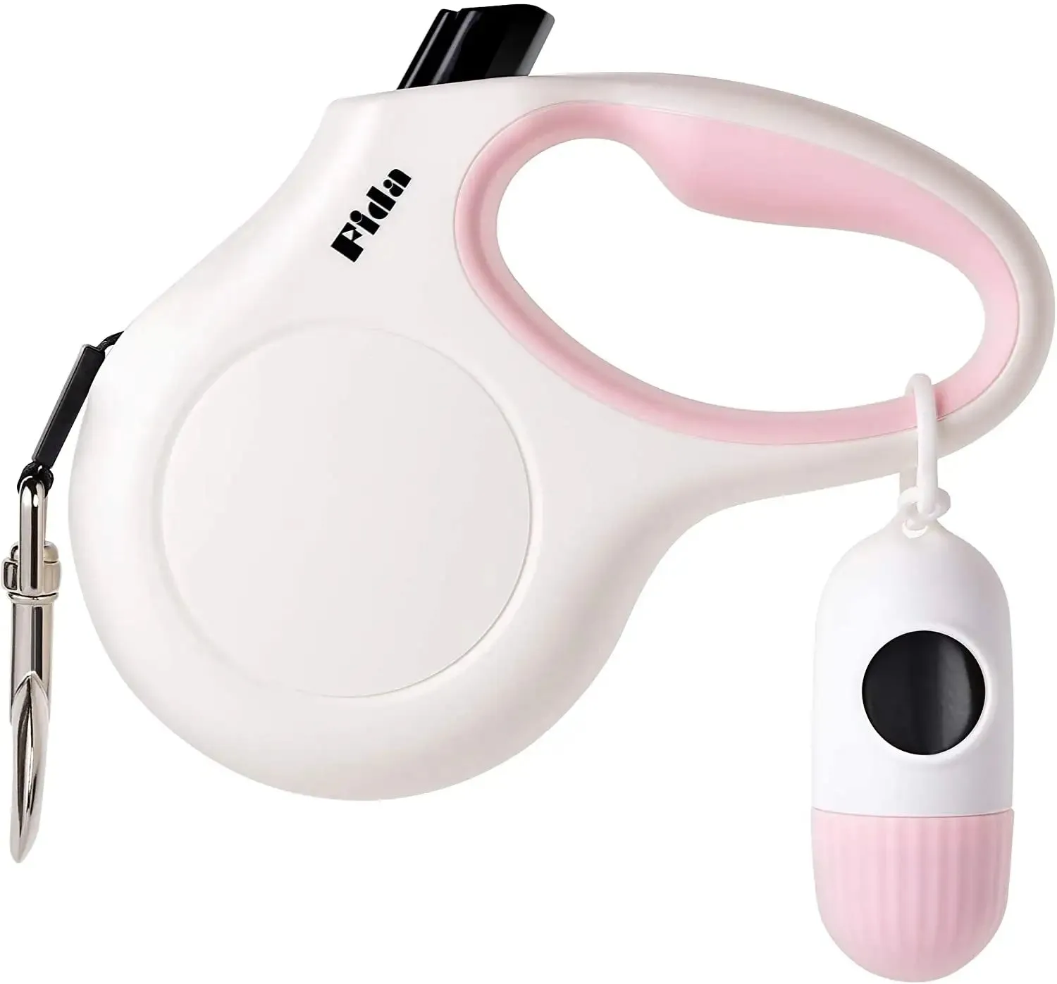 Retractable Dog Leash with Dispenser and Poop Bags