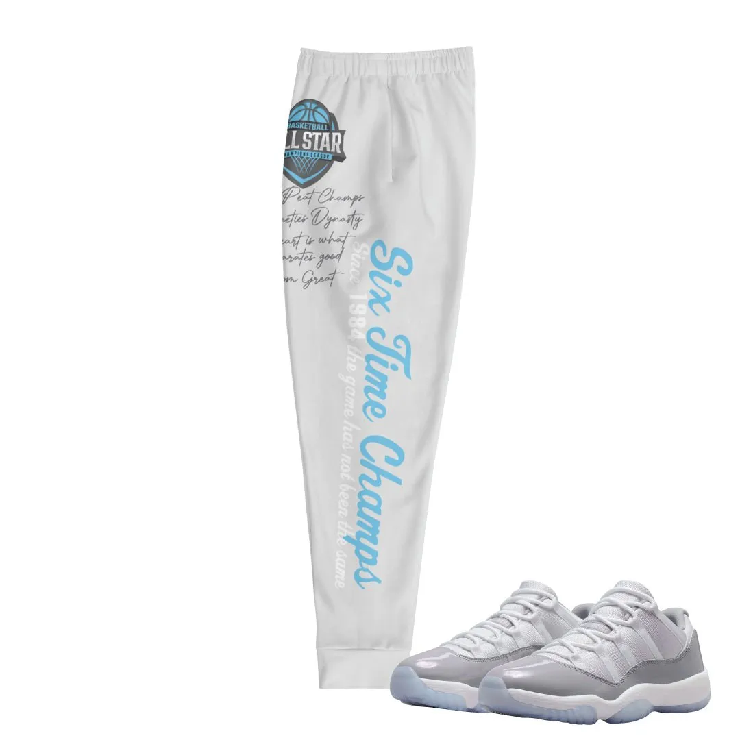 Retro 11 Low Cement Grey Varsity Joggers