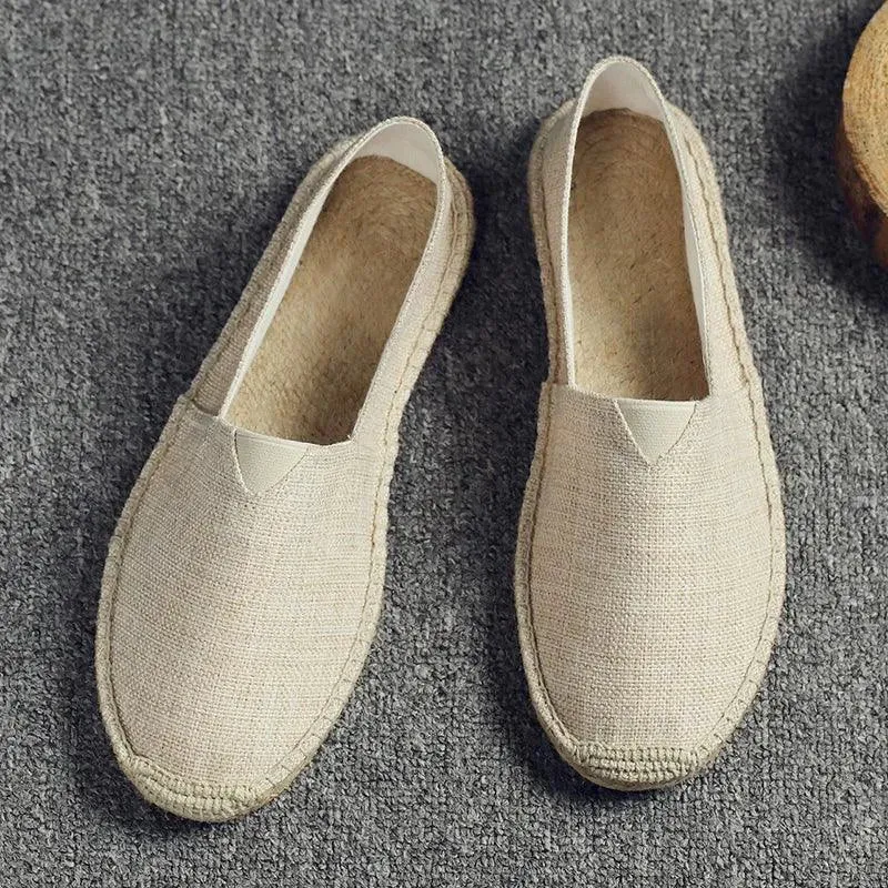 Retro Fit Linen Loafers