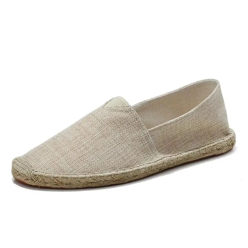 Retro Fit Linen Loafers