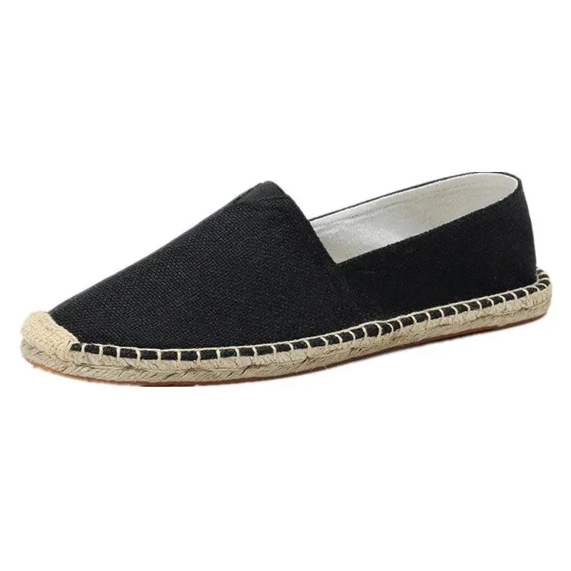 Retro Fit Linen Loafers