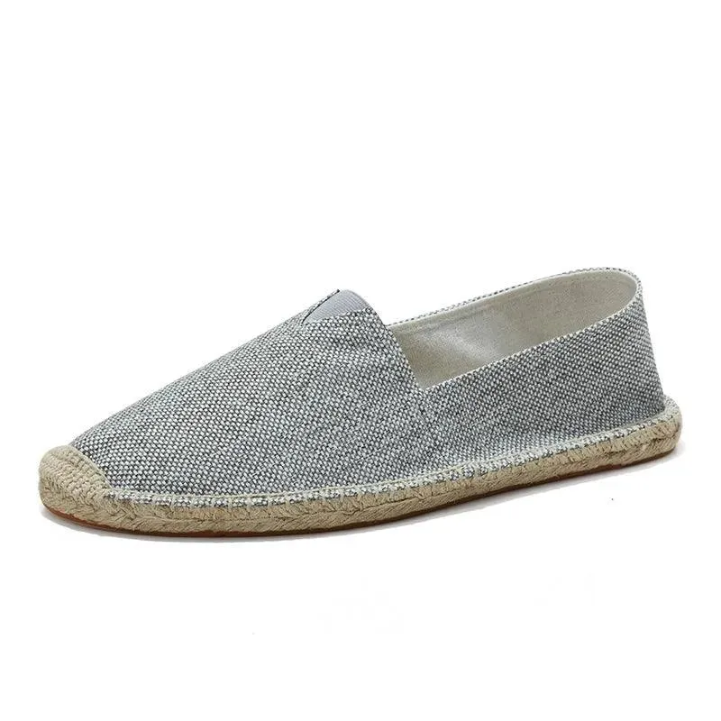 Retro Fit Linen Loafers