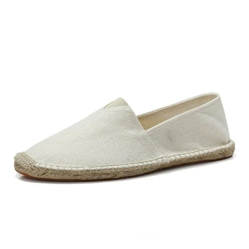 Retro Fit Linen Loafers