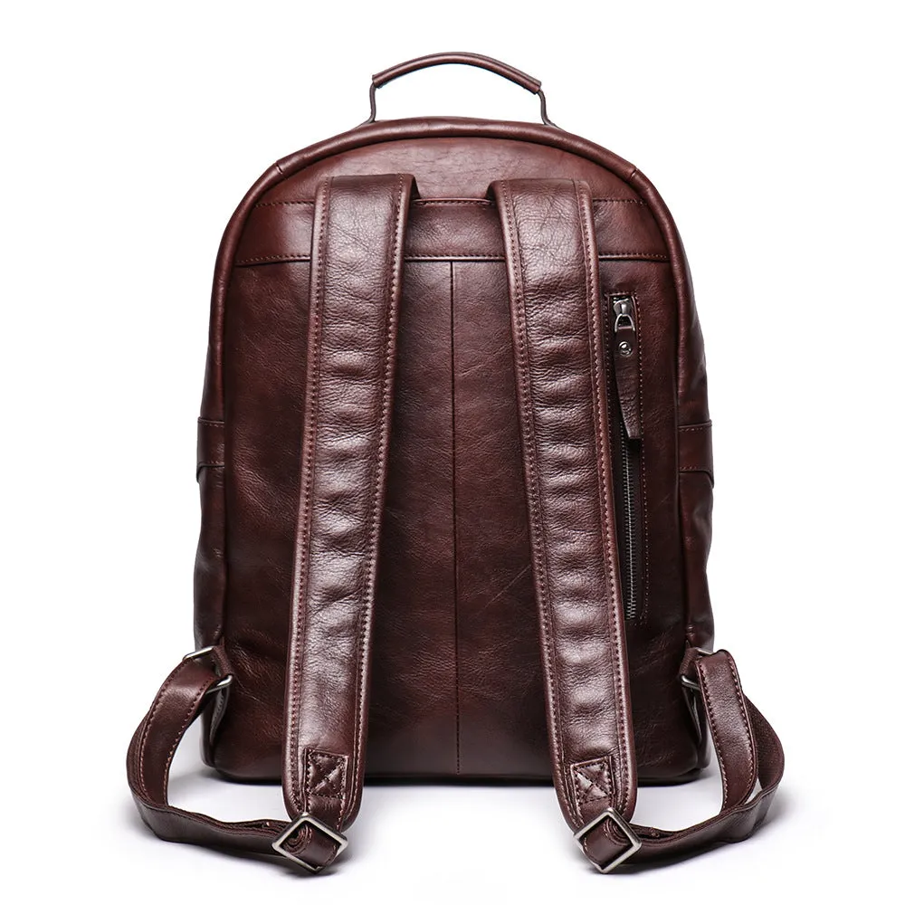 Retro Handmade Leather Large Storage Backpack L88120