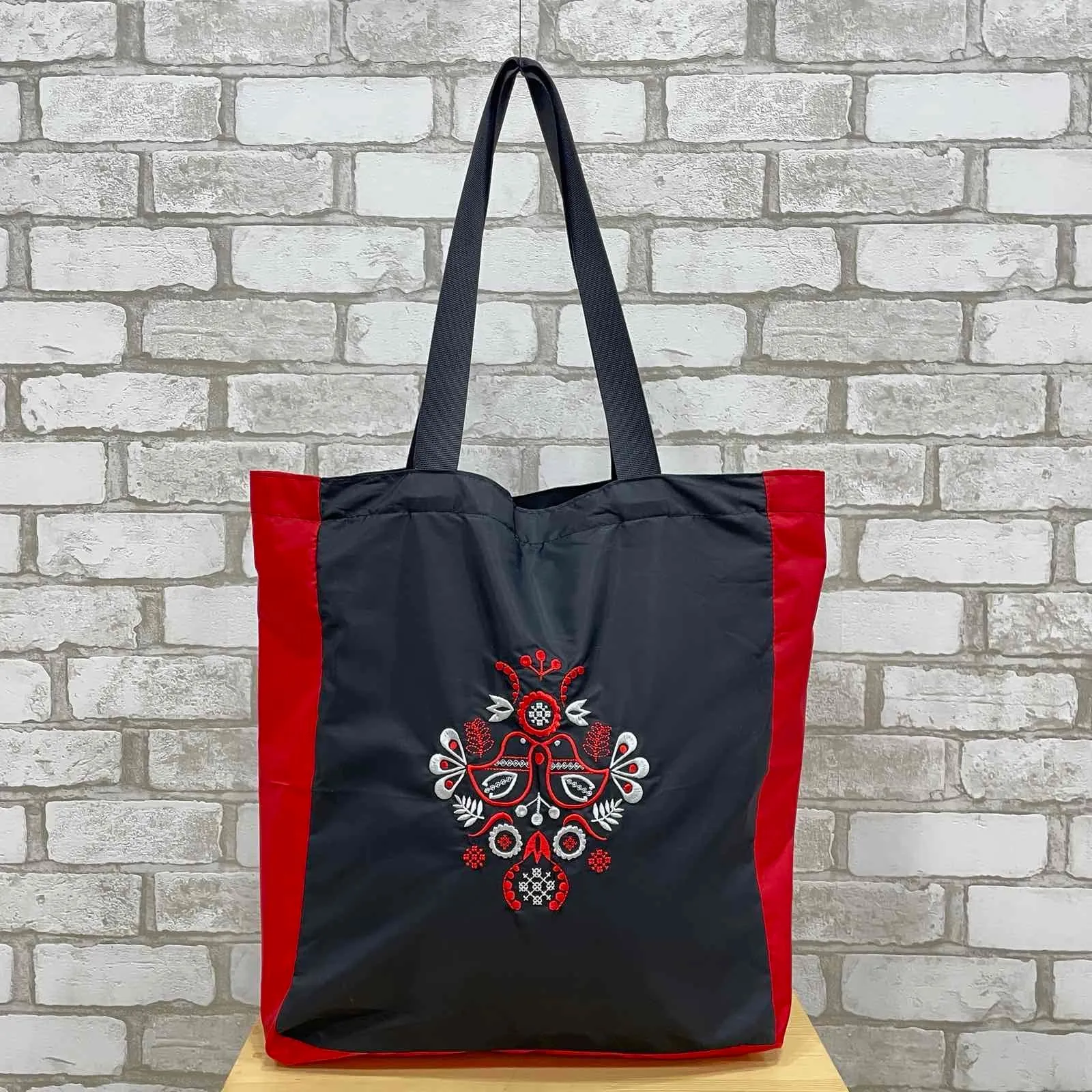 Reusable Embroidered Tote Bag