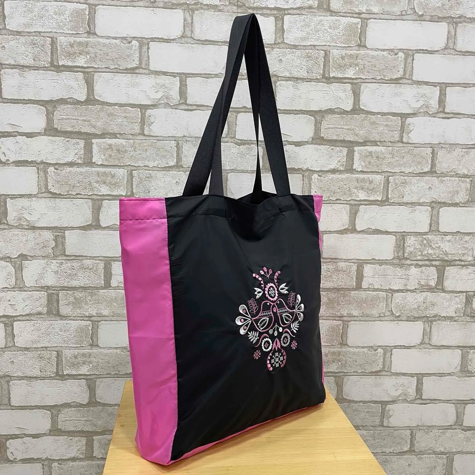 Reusable Embroidered Tote Bag