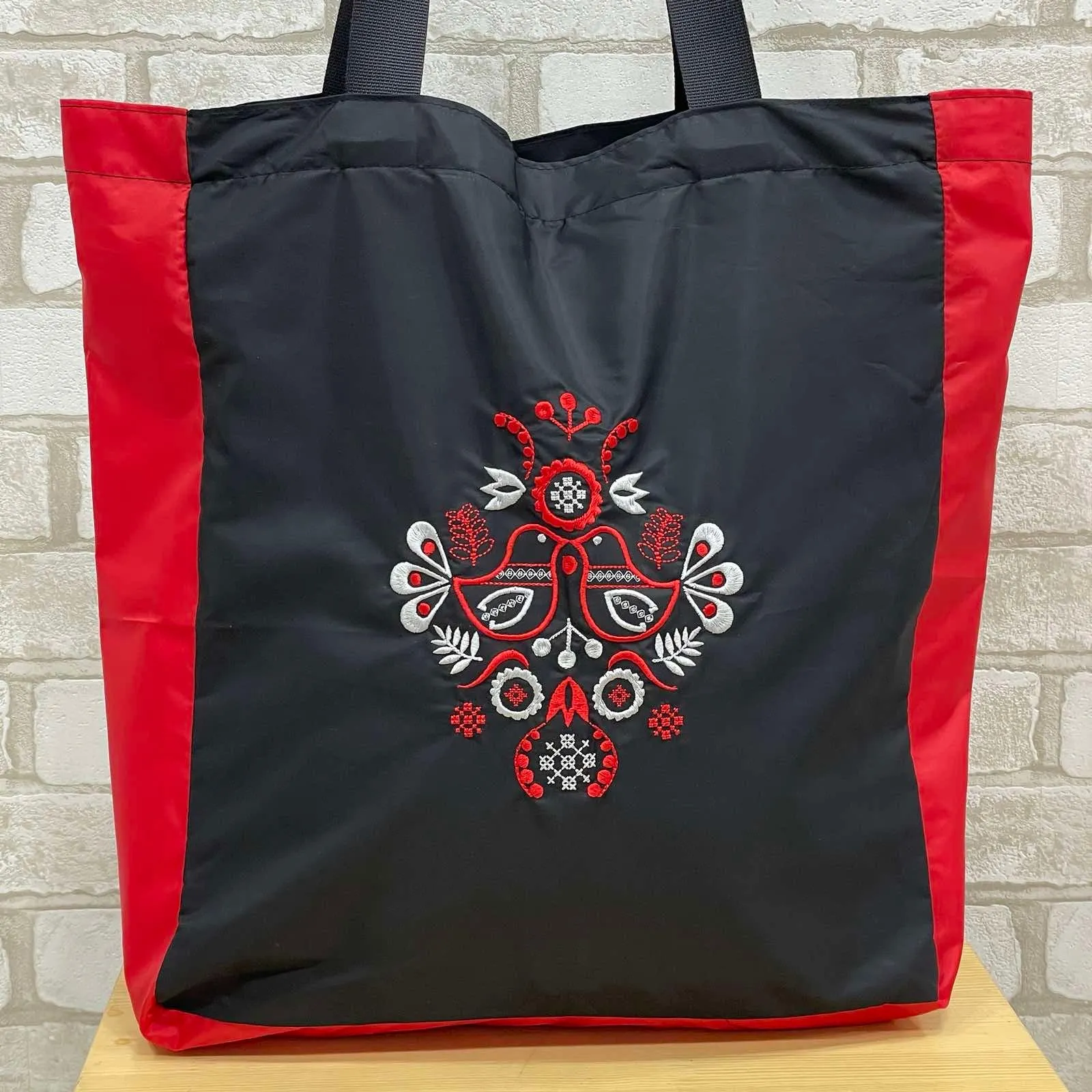 Reusable Embroidered Tote Bag