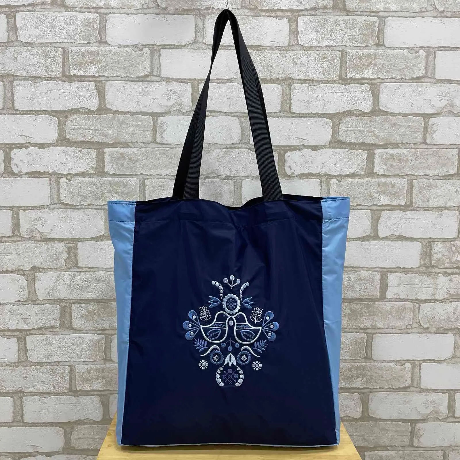 Reusable Embroidered Tote Bag