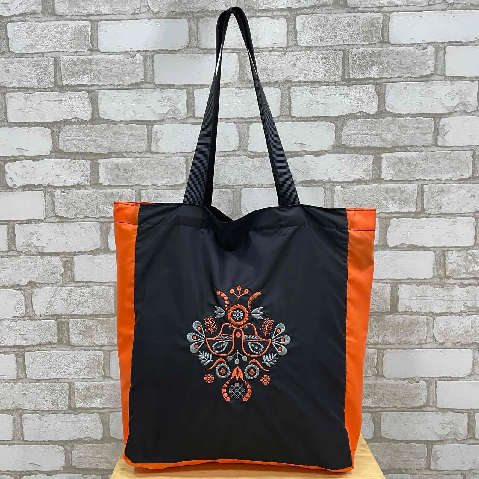 Reusable Embroidered Tote Bag