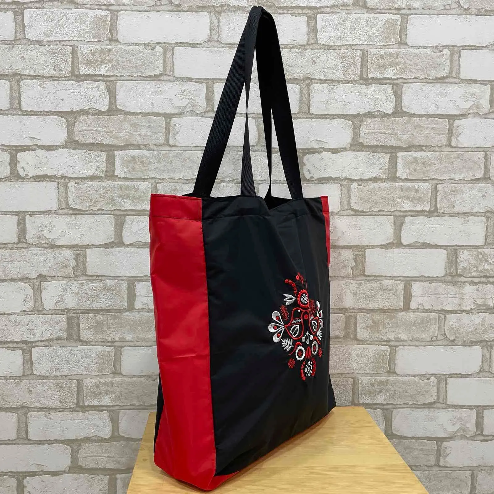 Reusable Embroidered Tote Bag